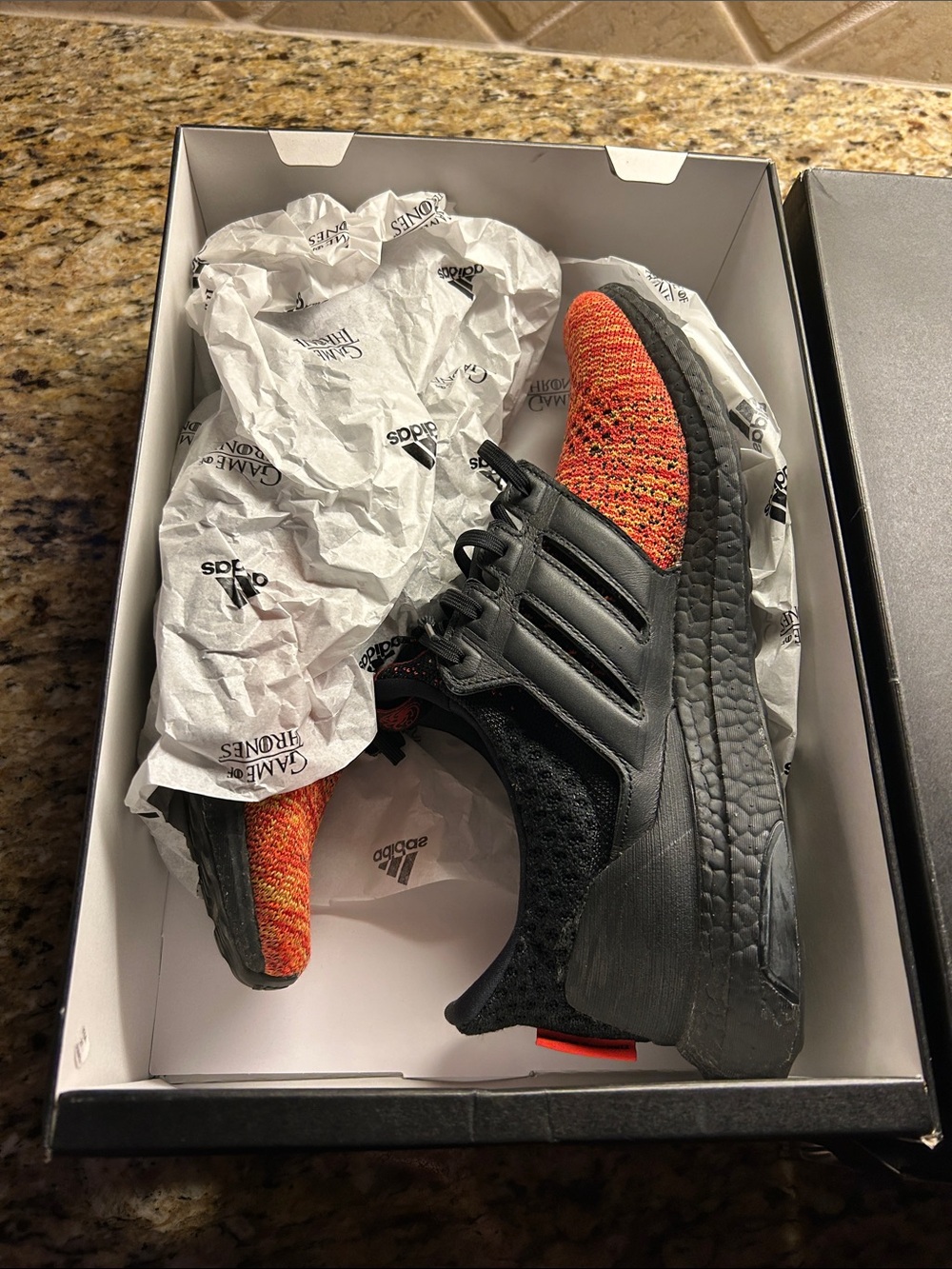 adidas Mens Ultraboost 3.0 energy red